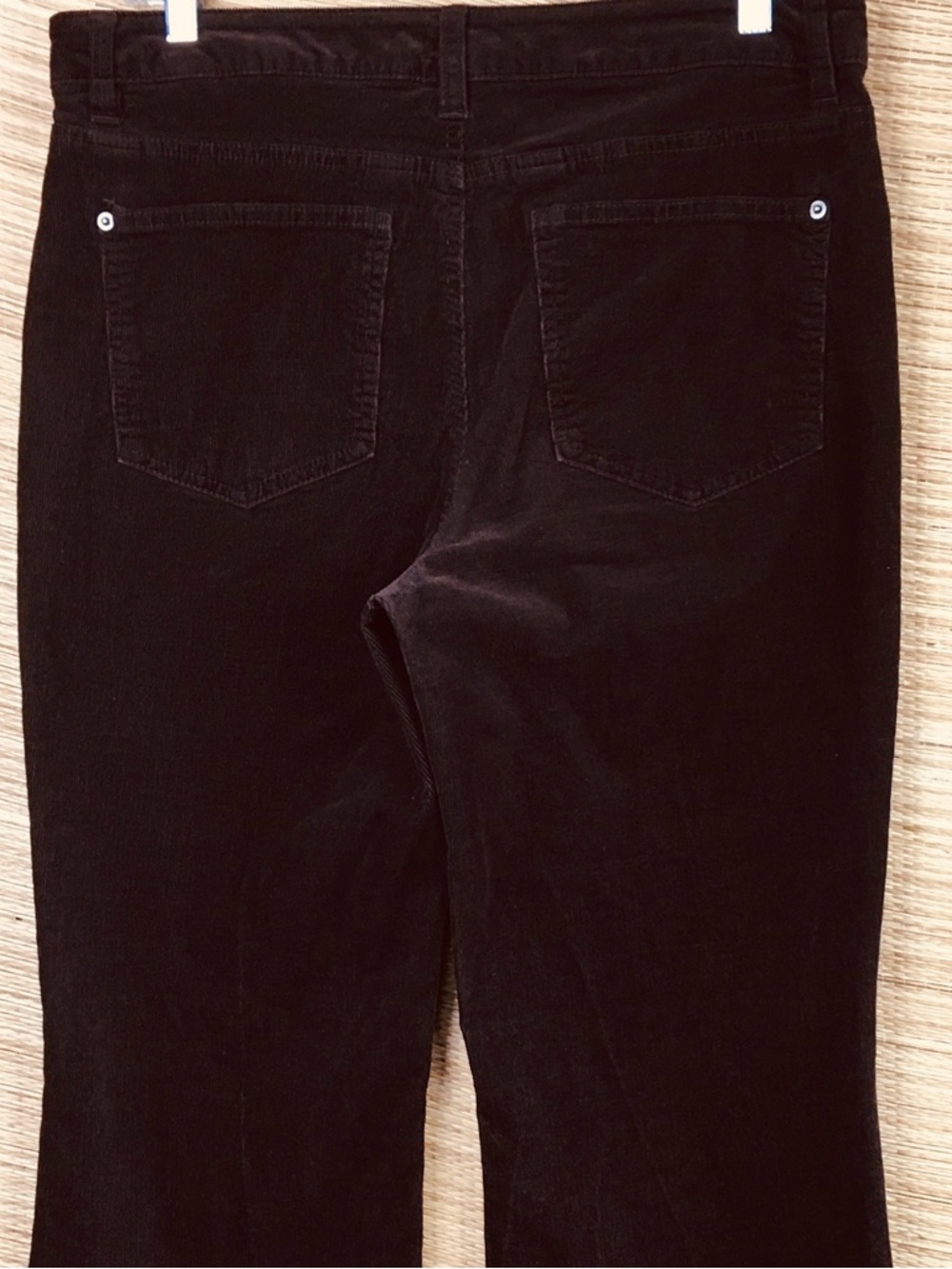Quince Organic Stretch Corduroy Flare Pants In Espresso Size 10 - Picture 8 of 14